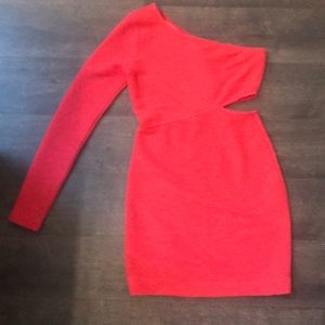 NWT BCBGeneration BODYCON DRESS ONE SLEEVE SIZE XS